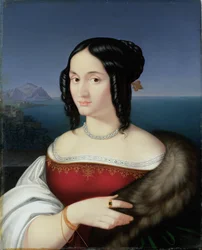 Carolina Grossi, die erste Frau des Künstlers, 1813-14